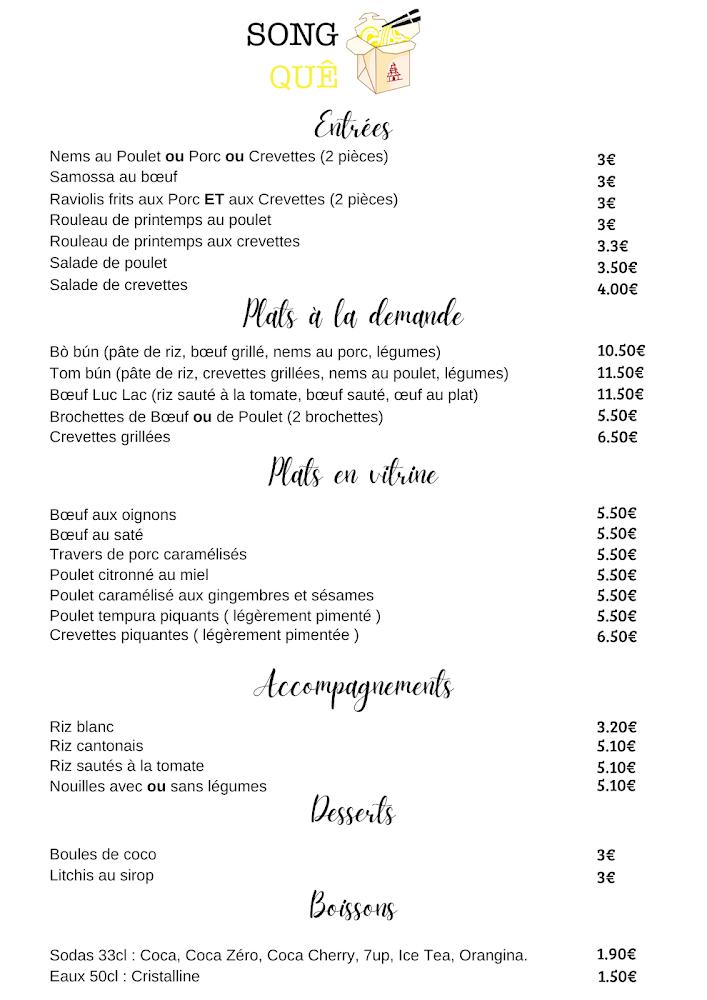 Song Quê - Menu Image 1